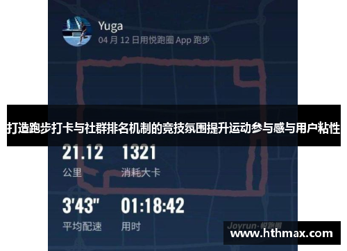 打造跑步打卡与社群排名机制的竞技氛围提升运动参与感与用户粘性